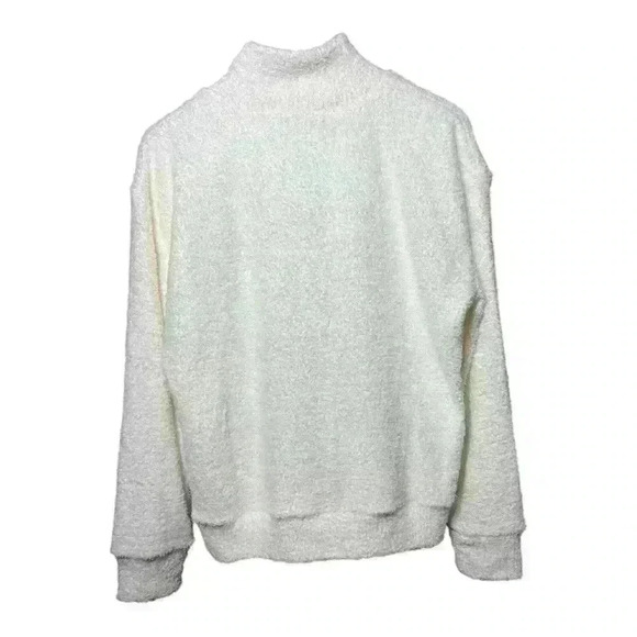 🎉 HOST PICK🎉 Honeydew Intimates Women Ivory Fluffy Comfort 3/4 Zip Pullover - Picture 5 of 9